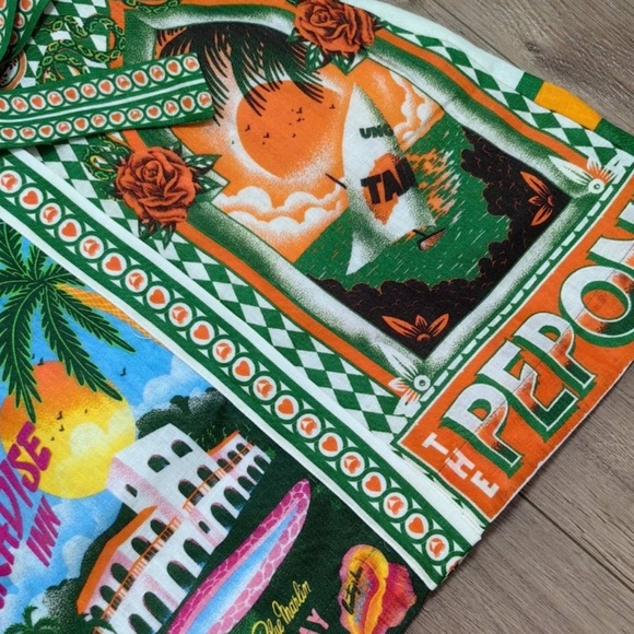 ALEMAIS Paradiso Printed Linen Mini Dress - Picture 11 of 14